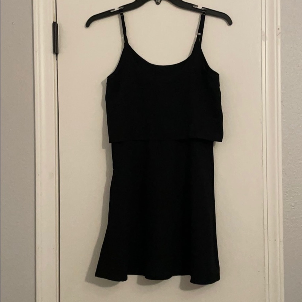 Black mini dress from Abercrombie and Fitch
